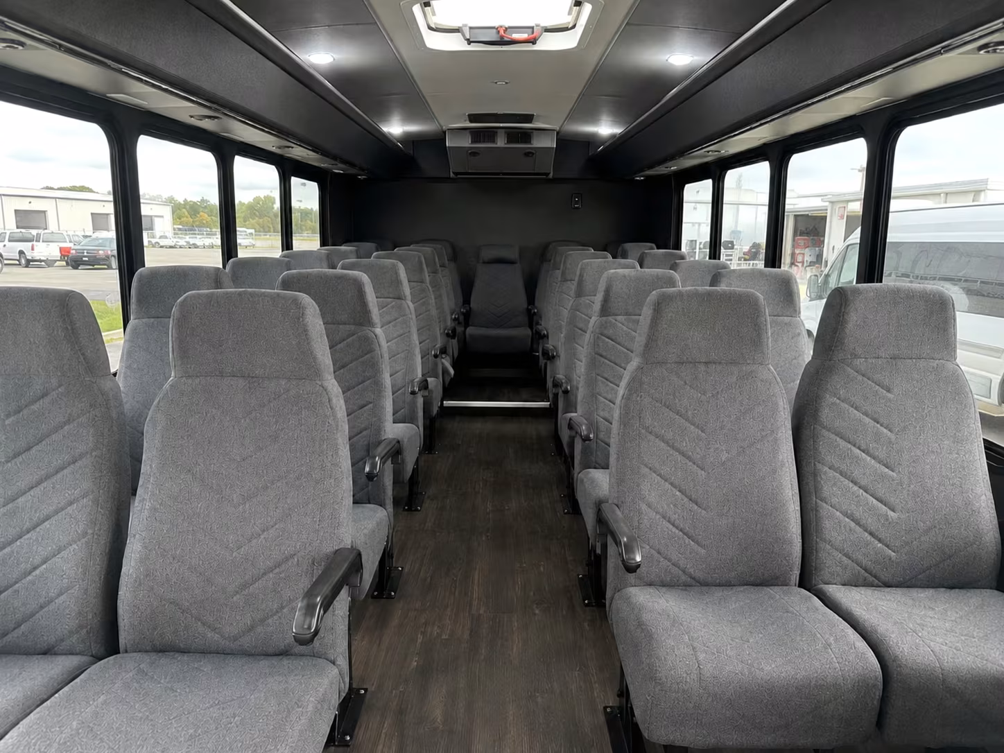 15 passenger minibus inside