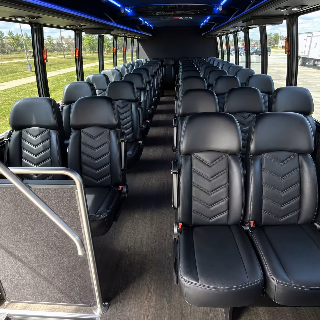 28 passenger minibus inside