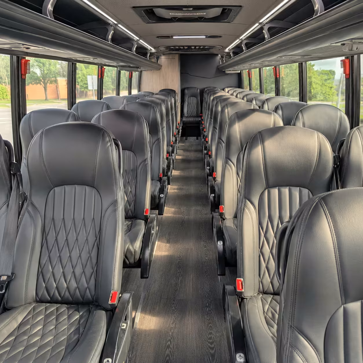 35 passenger minibus inside
