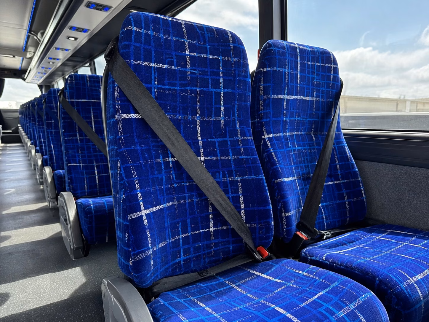 beaverton charter bus interior