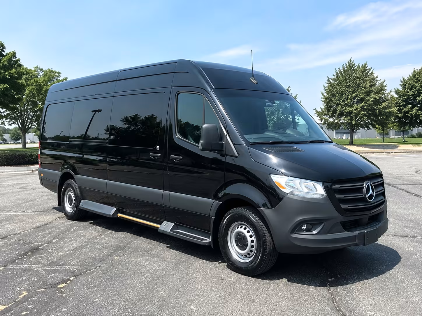 sprinter van with driver