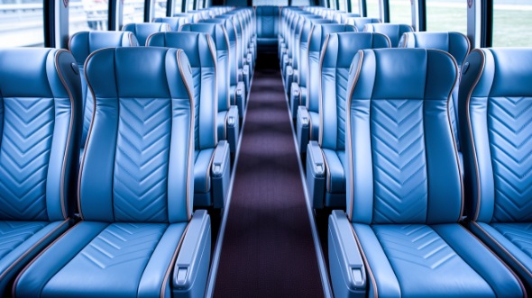 54 passenger charter bus interior portland