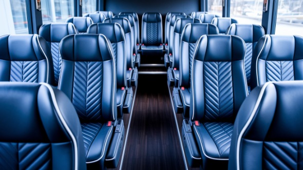 beaverton 15 passenger minibus inside