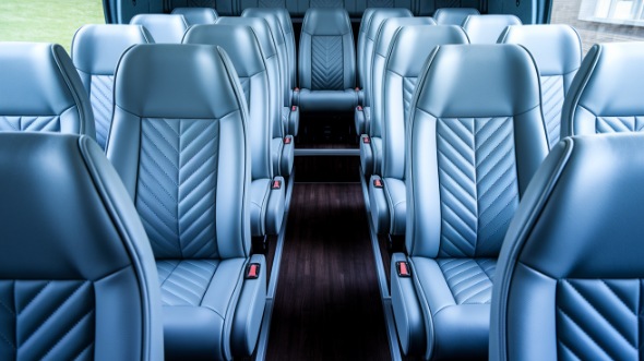 beaverton 30 passenger minibus inside