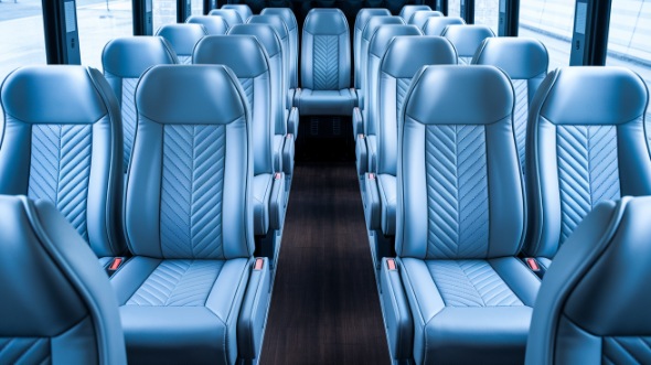 beaverton 35 passenger minibus inside