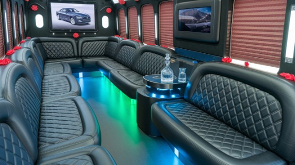 sprinter limo rental interior portland